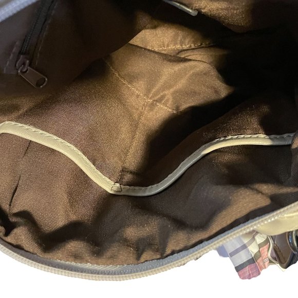 STYLE & CO Gray Beige Studded Synthetic Double Strap Zip Closure Pocket Pouches - Picture 13 of 13